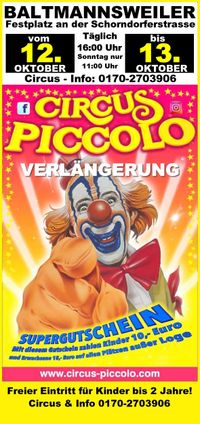 Circus Piccolo in Baltmannsweiler 2024